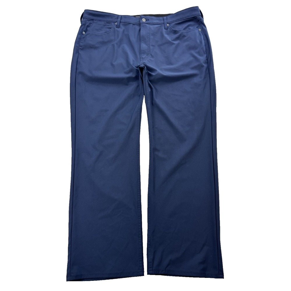 Levi Strauss Signature Pants Men 42x32 Blue Comfort FlexPro Straight Golf